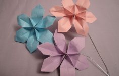 Origami Paper Flowers Folded Paper Flower Instructions Compuibmdatamanagementco