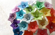 Origami Paper Flowers Hand Made Oh So Ombre Origami Paper Flower Bouquet Dear Betsy