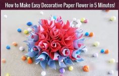 Origami Paper Flowers How To Make Paper Flower Uses No Glue Video Dailymotion