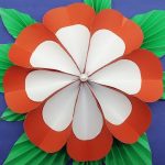 Origami Paper Flowers Origami Paper Flower Easy With Colors Paper Diy Paper Flowers