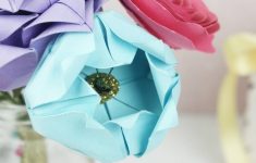 Origami Paper Flowers Pastel Paper Flowers Bouquet The Origami Boutique