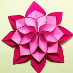 Origami Paper Flowers Unique Flower In Origami Style 3 Modifications Of Paper Flower For