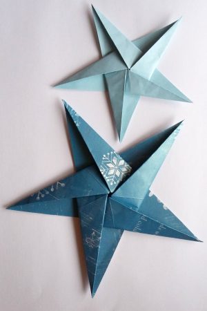 Origami Projects Decoration How To Make Folded Paper Christmas Decorations Crafts Pinterest