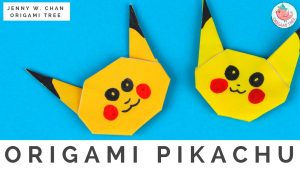 Origami Projects For Kids Pokmon Origami Crafts How To Fold Origami Pikachu Pokmon Go