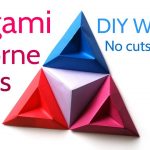 Origami Projects Wall Art Origami Wall Art Tricorne Pixels To Make Stunning Diy Paper Youtube