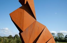 Origami Sculpture Architecture Alex Pentek Rabbit Inspired The Origami Rabbit Created David