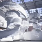Origami Sculpture Architecture Kengo Kumas New Sculpture Can Absorb 90000 Cars Worth Of Pollution