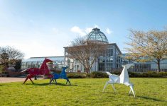 Origami Sculpture Architecture Kevin Box Explores Origami In The Garden Lewis Ginter Botanical Garden