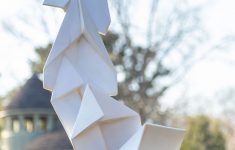 Origami Sculpture Architecture Origami In The Garden Lewis Ginter Botanical Garden