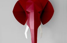 Origami Sculpture Art Elephant Diy Kit Papercraft 3d Origami Paper Sculpture 3d Wall