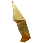 Origami Sculpture Art Fly Gold Origami Sculpture Ricardo Raposo At 1stdibs