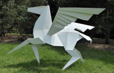 Origami Sculpture Art Lisle Il Morton Arboretum Origami Sculpture Heros Ho Flickr