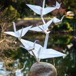 Origami Sculpture Art Origami Art Visits Rva Lewis Ginter Botanical Garden