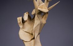 Origami Sculpture Art Origami Inception Paper Artist Folds Four Works From A Single Sheet