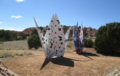 Origami Sculpture Art Origami Sculptures Still In Garden Of The Gods On Turquoise Trail