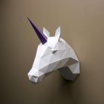 Origami Sculpture Diy Diy Paper Sculpture Kit Unicorn