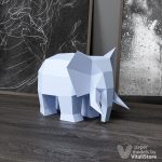 Origami Sculpture Diy Elephant Papercraft Diy Paper Sculpture Diy Gift 3d Papercraft