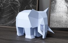 Origami Sculpture Diy Elephant Papercraft Diy Paper Sculpture Diy Gift 3d Papercraft
