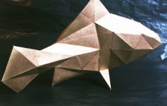 Origami Sculpture Diy Fish Diy 3d Papercraft Pdf Paper Sculpture Template Origami Kit