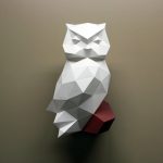 Origami Sculpture Diy James The Owl Diy Papercraft Animal Kit Origami Pinterest