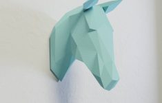 Origami Sculpture Diy Pdf Papercraft Horse Trophy Low Poly Sculpture Diy Paper Sculpture