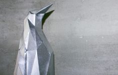Origami Sculpture Diy Pdf Papercraft Penguin Low Poly Sculpture Diy Paper Sculpture Kit