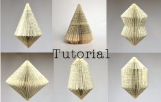 Origami Sculpture Tutorials Diy Tutorial For Folded Book Art Patterns For 6 Different Book