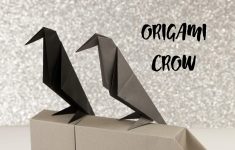 Origami Sculpture Tutorials Make An Origami Crow For Halloween