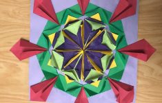 Origami Sculpture Tutorials Origami Relief Sculpture For Kids Art Project Radial Releif