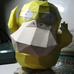 Origami Sculpture Tutorials Pokemon Psyduck Papercraft How To Make A Paper Model Paper
