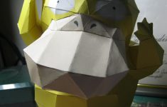 Origami Sculpture Tutorials Pokemon Psyduck Papercraft How To Make A Paper Model Paper