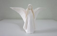 Origami Sculpture Tutorials Tutorial Nativity Angel Creator Max Hulme Youtube