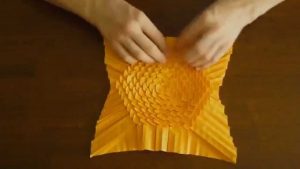 Origami Tessellations Hexagons Incrediblke Origami Stacked Hexagons Tessilation Time Lapse Youtube