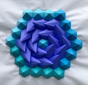 Origami Tessellations Hexagons Mathematical Inspired 3d Paper Kaleidoscope Tessellations Brandon