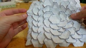 Origami Tessellations Hexagons Origami Spread Hex Tessellation Designed Eric Gjerde Not A