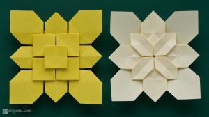Origami Tessellations Tutorial Clover And Hydrangea Tessellations There Are Links To Both Videos