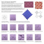 Origami Tessellations Tutorial Squares Instructions Stars And Squares Tessellation Here Are Fold Flickr