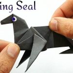 Origami Tutorial Animal Clapping Seal Sea Lion Diy Origami Tutorial Paper Folds