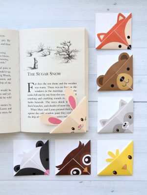 Origami Tutorial Animal Diy Woodland Animals Origami Bookmarks Print Fold Its Always