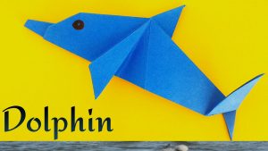 Origami Tutorial Animal Dolphin Diy Origami Tutorial Paper Folds Youtube