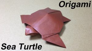 Origami Tutorial Animal How To Make A Paper Animal Origami Sea Turtle Youtube