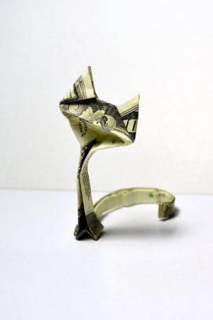 Origami Tutorial Animal Money Cat Origami Dollar Tutorial Animal Diy I Will Show You How To
