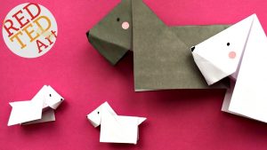 Origami Tutorial Easy Easy Origami Dog Scottie Scottish Terrier Easy Origami