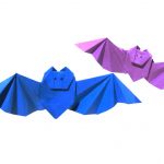 Origami Tutorial Easy Halloween Origami Bat First Version Easy Origami Tutorial How