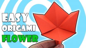 Origami Tutorial Easy Learn How To Make Very Easy Origami Paper Flower Video Tutorial