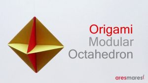 Origami Tutorial Easy Origami Octahedron Easy Modular Youtube Holiday Crafts