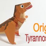 Origami Tutorial Easy Tyrannosaurus Rex T Rex Tutorial Easy Dinosaur Origami Chucanh