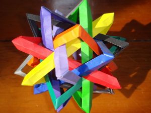 Origami Tutorial Geometric The Math And Art In Origami How To Make Geometric Wireframes 6 Steps