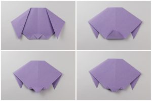 Paper Origami Easy Easy Origami Puppy Face Instructions