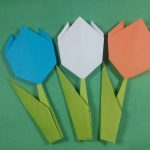 Paper Origami Easy Easy Paper Origami Easy Paper Tulip Flower How To Make Origami